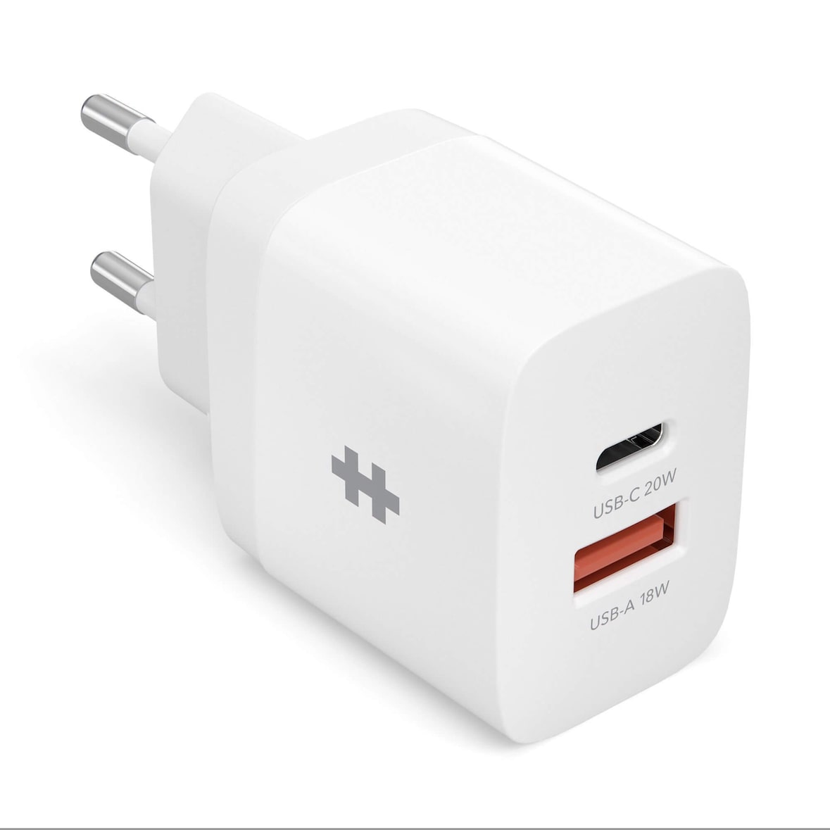 HyperJuice Wand-Ladegerät | USB-C und USB-A | weiß | Fast Charge