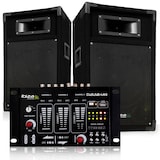 thumbnail of Pack Sonorisation 500W  Ampli + Enceintes + Table de mixage USB + 4 jeux de lumières LED