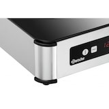 thumbnail of Stalen inductiekookplaat 1 x (Ø)380 mm, zwart & zilver, 300 W, 220 V - MONO