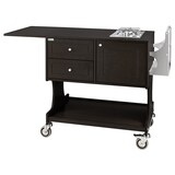 thumbnail of Carrello di servizio flambè in legno, Forcar CL2751CA, colore carbone, 1 fuoco, dim.cm.107x58x91h