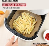 thumbnail of Fackelmann Bandeja de Papel para Freidora de Aire, Papel Air Fryer Redondo, Antiadherente y Resistente 230ºC, Accesorios Air Fryer, 16x4,5 cm, 50 uds