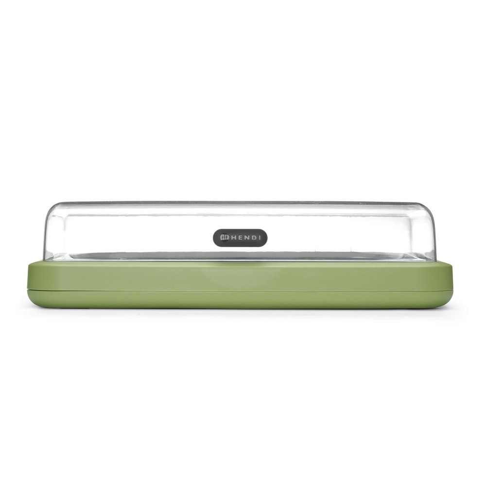 HENDI Koeldisplay UNIQ,  designed by Robert Bronwasser, GN 1/1, Groen, 593x389x(H)147mm, Rechthoekig