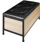 thumbnail of tectake Cassapanca imbottita Calico 81,5x41,5x50,5cm - Industriale legno chiaro, rovere Sonoma - 404639
