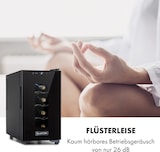 thumbnail of Klarstein Bellevin 8 Uno Weinkühlschrank 23 Liter 11-18 °C LED Touch SingleZone Schwarz