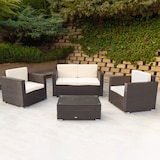 thumbnail of Conjunto muebles terraza sillones, sofá y mesita ratán Aktive