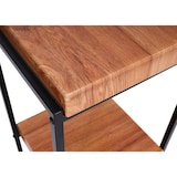 thumbnail of Table à fleurs HWC-K71, Étagère à fleurs Table d'appoint Étagère à plantes, certifié MVG MDF métal ~ couleur naturelle, 101cm