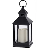 thumbnail of Lanterna a candela LED nera 10,5x10,5x23 cm