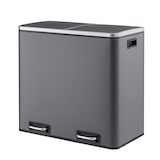 thumbnail of SVITA TM2X24 Mülleimer Papierkorb 48L Abfalleimer Mülltrennung Grau