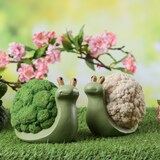 thumbnail of Dekofigur Schnecke Blumenkohl Gartendeko für Beet Garten H: 11cm