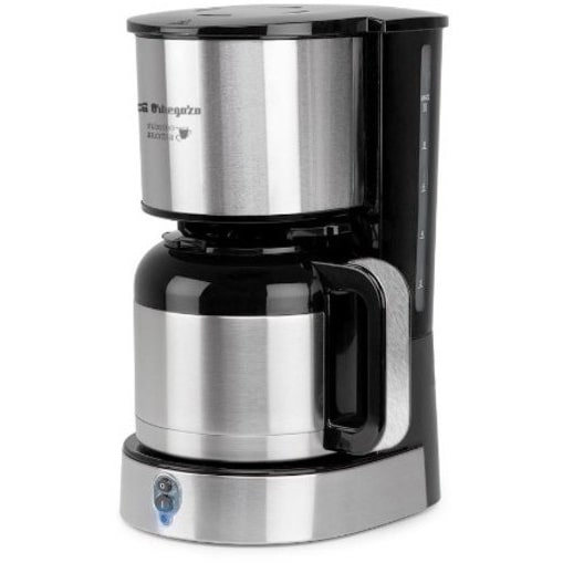 Cafeteira Orbegozo Cg5020 Garrafa térmica de aço inoxidável 1,2l 800w 12 chávenas Filtro permanente Indicador de nível 18073