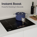 thumbnail of CIARRA inductiekookplaat 60cm kookplaten 4-zone inbouw inductiekookplaat booster VM4BBIH