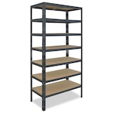 thumbnail of shelfplaza HOME 230x80x30 cm Schwerlastregal in anthrazit mit 7 Böden und 125 kg Traglast pro Boden