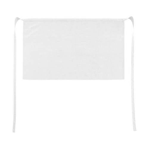 BRUSSELS Short Bistro Apron: One Size / White