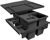 thumbnail of Hailo Abfallsammler 3620651 Separato-K 600 Einsatz 2x 8,5 + 18 Liter Dunkelgrau