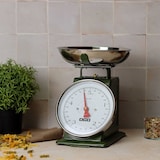 thumbnail of Ogo Living - Balance mécanique en acier inoxydable kaki 5kg graduation 20g