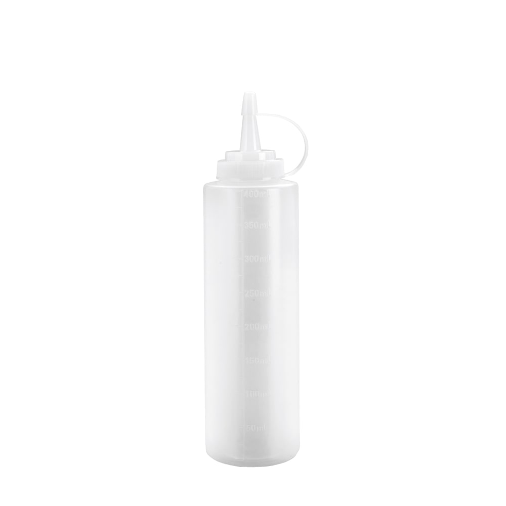 Flacon verseur 400 ml -  Blanc Rond Plastique Ibili 6.00x6.00 cm