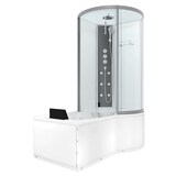 thumbnail of Whirlpool Wanne Duschtempel Dusche Duschkabine K50-L02-WP 170x100 cm ohne 2K Scheiben Versiegelung