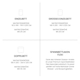 thumbnail of Schiesser Spannbettlaken Flexi - 95/5 - 180 x 200 cm - Hellgrau