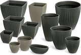 thumbnail of WellHome - Blumentopf aus rotationsgeformtem Kunststoff 59L Ø40x58cm in farbe Terrakotta - Latia Square HIGH