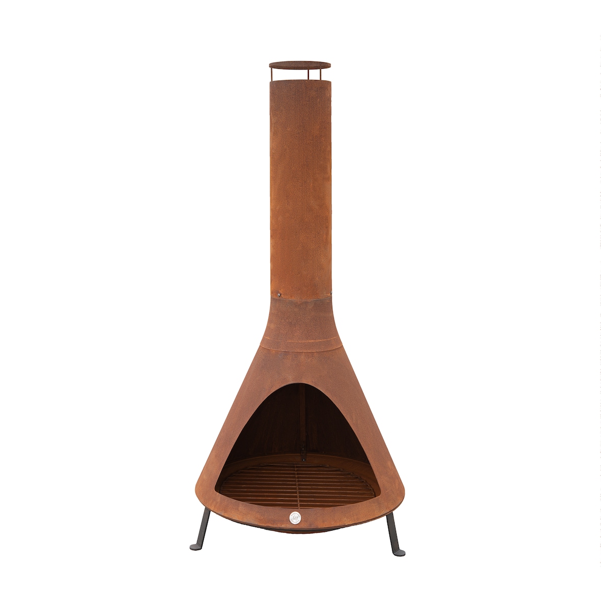 Westmann Stalen Terrashaard - Tuinhaard 160 cm - Cortenstaal