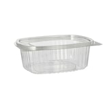 thumbnail of Starpak 450 Feinkost- und Salatschalen mit Klappdeckel, R-PET oval 500 ml 5,5 cm x 12,4 cm x 15 cm klar