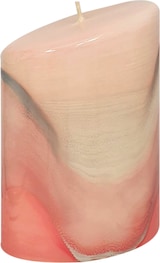 thumbnail of Ovalkerze "Design Lotos" rosa/pink 130 x Ø 90 mm