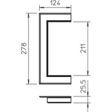 thumbnail of OBO Bettermann Wandabschlussblende G-KWAO90210RW 6274940