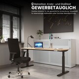 thumbnail of Bisley Tischplatte 160x60 cm in Ahorn, Schreibtischplatte aus Holz, Holzplatte, Spanplatte kratzfest beschichtet mit ABS-Kante für DIY Homeoffice