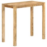 thumbnail of Mesa alta de bar madera maciza de mango 112x55x108 cm