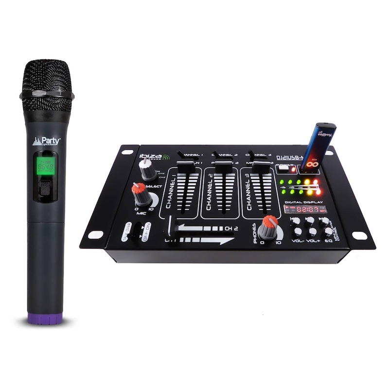Table De Mixage HQ Power Avec USB/SD - Contrôleur DJ - Neuf