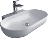 thumbnail of Alpenberger Handwaschbecken Oval mit Nano-Beschichtung | Aufsatz- & Hängewaschbecken | Keramik Aufsatzwaschbecken für Bad & WC Weiß Modern