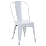 thumbnail of Décoshop26 - Chaise de salle à manger style industriel factory métal blanc 04_0002026
