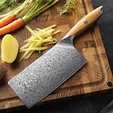 thumbnail of Hezhen - Damast-Hackbeil (chinesisches Kochmesser) - X01 Flaggschiff-Serie