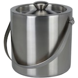 thumbnail of Eiseimer Eiswürfelbehälter Eisbehälter Serviereimer Barzubehör mit Zange Edelstahl mit Deckel