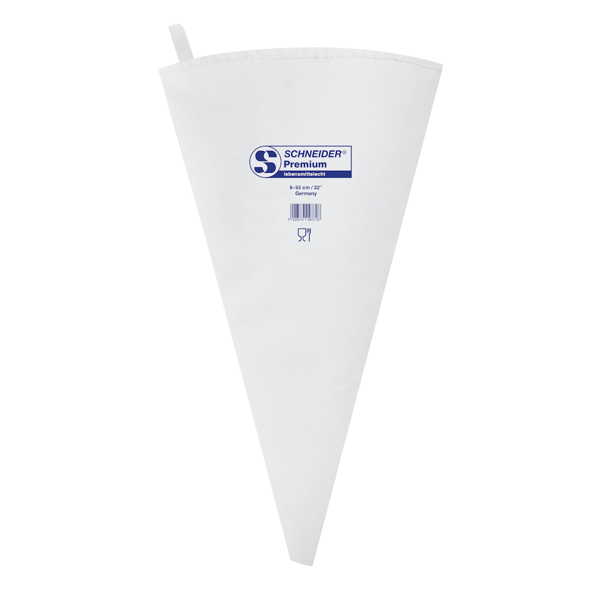 "Schneider - Spritzbeutel 6-55 cm - Premium, Druck ""Schneider"": Blau"