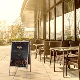 thumbnail of Kundenstopper / Gehwegaufsteller AGENDA II Aluminium silber hjh OFFICE