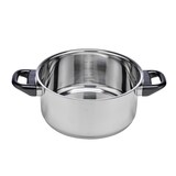 thumbnail of Edelstahl Bräter Kochtopf Bratentopf Topf Induktion mit Glasdeckel Ø 20 cm