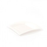 thumbnail of Sovie Tableware Dessertteller aus Plastik (PP), Perlmutt-Weiss, 180x180mm, 8 Stück - Einweg Geschirr