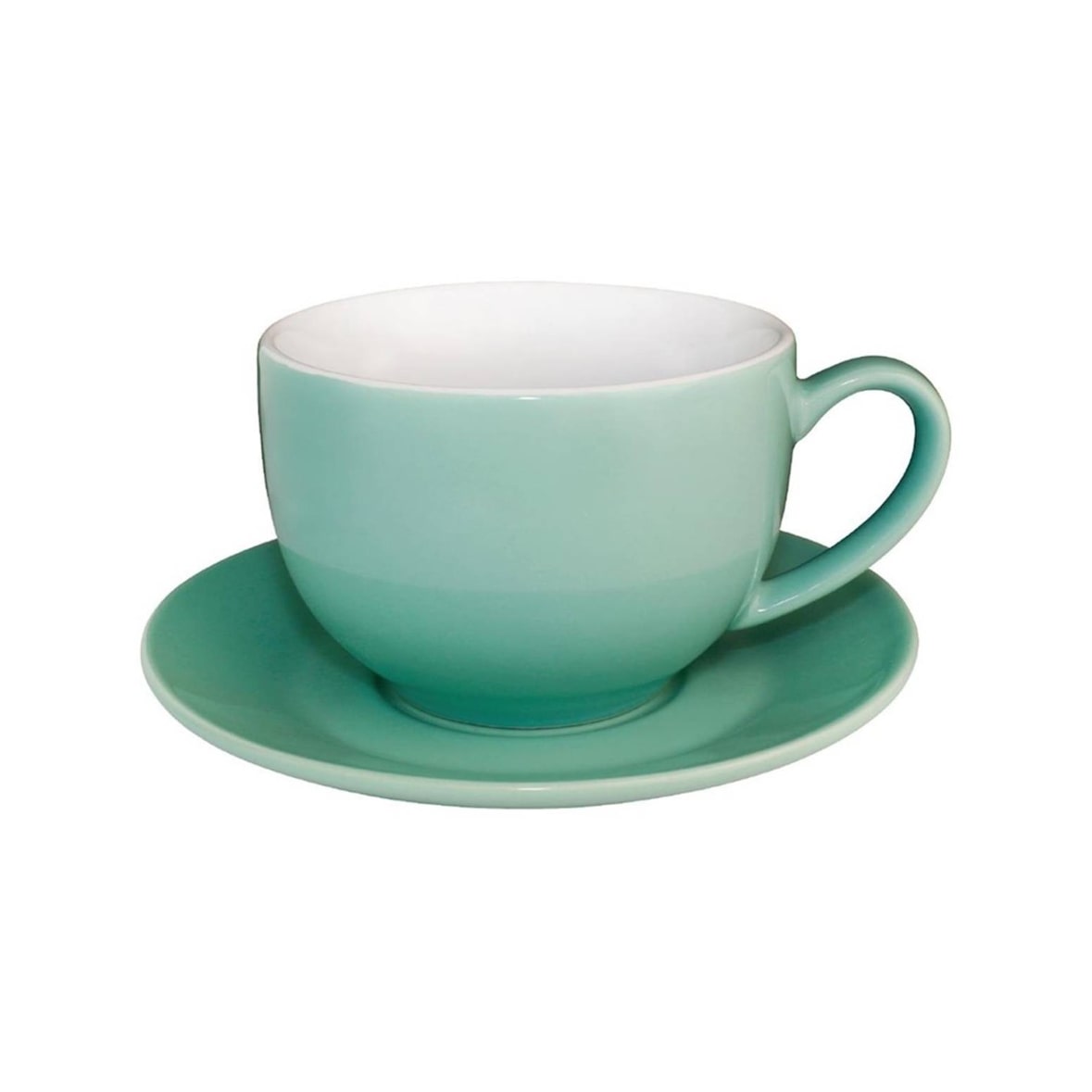 Tazza da cappuccino verde 340ml Set da 12