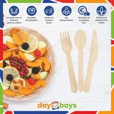 thumbnail of DayBays 2000 Stk. Holzlöffel 16 cm Einweg Löffel aus Holz Geschmacks- und Geruchsneutral