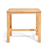 thumbnail of Table haute en teck recyclé massif