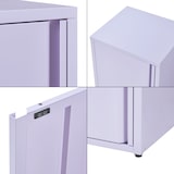 thumbnail of Helloshop26 - Armoire bureau salon étagère meuble de rangement 88 x 40 x 35 cm métallique acier violet 03_0008910