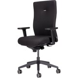 thumbnail of bümö SitzMeister Bürostuhl ergonomisch, Vollpolster in schwarz - Ergonomischer Drehstuhl mit Rollen, Stuhl mit Armlehne, Synchronmechanik uvm. -