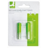 thumbnail of Q-Connect® KF15164 Akku-Batterien Rechargeable - Micro/AAA/HR03, 1,2 V, 2 Stück