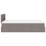 thumbnail of vidaXL Ottoman-Bett mit Matratze Taupe 120x200 cm Stoff