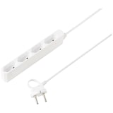 thumbnail of Sygonix SY-5806878 Steckdosenleiste 4fach Weiß Eurostecker 1 St.
