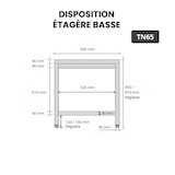 thumbnail of Mesa de trabalho em aço inoxidável 600 x 500 mm PREMIUM / GOLDINOX. GOLDINOX