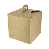 thumbnail of MONOUSO - Scatola di cartone Kraft per Panettone 500g 18,5x18,5x18,5cm (25 Pezzi)