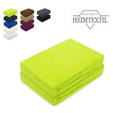 thumbnail of Frottee Spannbettlaken Doppelpack Premium 140 - 160 x 200 cm Apfelgrün/Limette