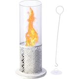 thumbnail of Camino a bioetanolo biocamino da tavolo TOLOSA Bianco D20 x H49,5 interno esterno